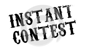 Instant Contest rubber stamp