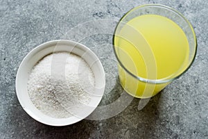 Instant Lemon Flavored Fruit Juice Pectin Powder for Lemonade Beverage.