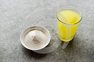 Instant Lemon Flavored Fruit Juice Pectin Powder for Lemonade Beverage.