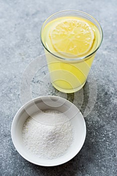 Instant Lemon Flavored Fruit Juice Pectin Powder for Lemonade Beverage.