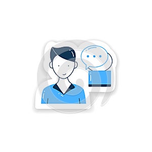 Instant messaging sticker