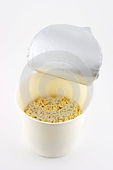 Cup of instant noodles photo
