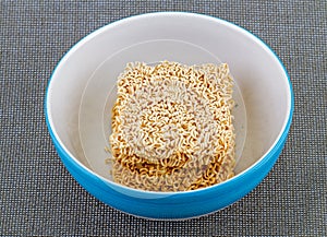 Instant Noodle precook in bowl