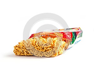 Instant noodles with package