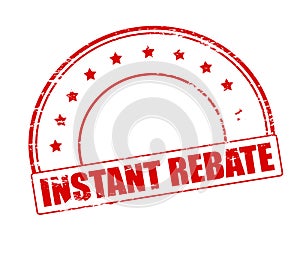 Instant rebate