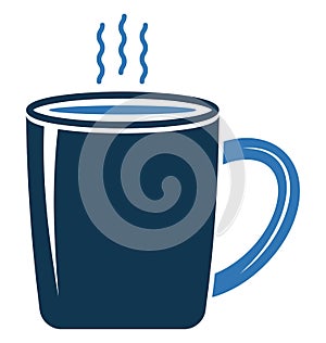 Instant Tea Line Vector Isolated Icon customized and editable