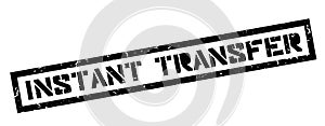 Instant Transfer rubber stamp
