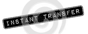 Instant Transfer rubber stamp
