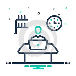 Mix icon for Instantly, immediately and quick