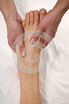 Instep massage photo