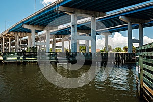 Insterstate highway overpass Miami