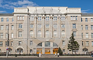 Institute building of old Omsk
