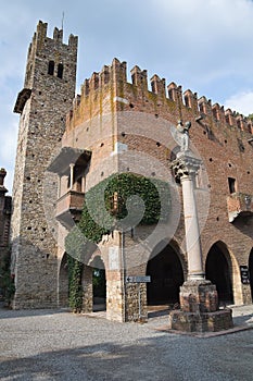 Institution Palace. Grazzano Visconti. Emilia-Romagna. Italy.