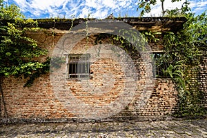 Instituto Penal Candido Mendes, an old brazilian prison in Vila Dois Rios, Ilha Grande, Brazil photo