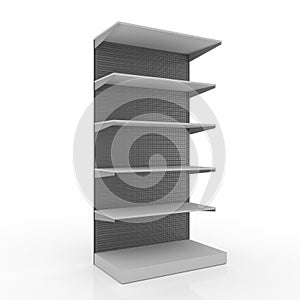 Instore display - shelf mockup