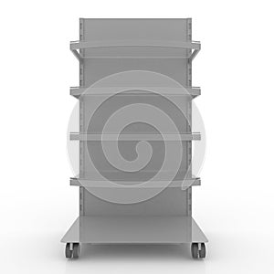 Instore display white