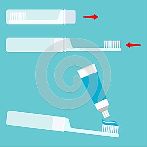 Instructions how to use travel toothbrush