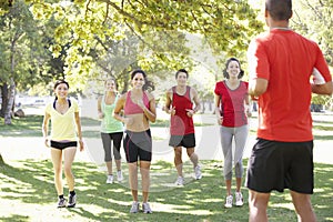 Instructor Running Fitness Boot Camp