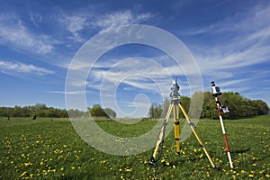 Instrument in the field photo