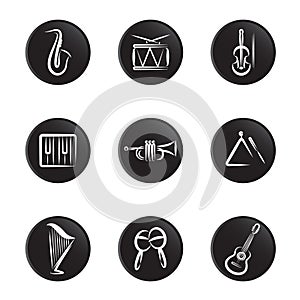 Instrument icon set