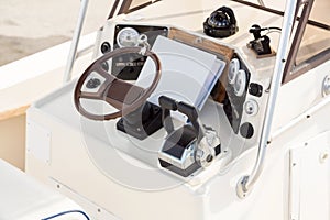 Instrument panel and steering wheel