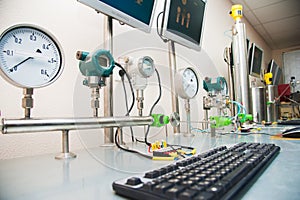 Instruments in the development laboratory