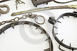 Instruments of torture from the Inquisition