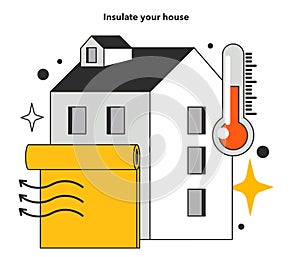 Insulate your house for energy efficiency at home. How to save on your heating