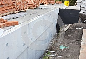 Insulating Exterior Foundation Walls. Foundation Waterproofing and Damp proofing Coatings. Waterproofing house foundation