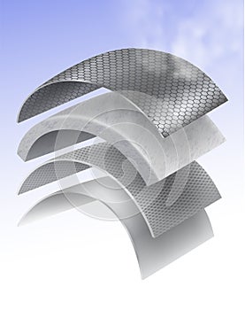 Insulating material layer Prevent heat
