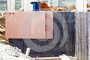 Insulation and waterproofing of the building foundation