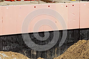 Insulation and waterproofing of the building foundation