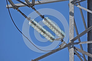 Insulators power lines.