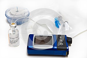 Insulin, Pump, Infusion Set and Reservoir