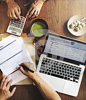 Insurance Application Risk Assessment Security Concept