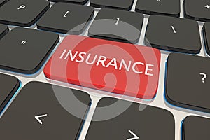 Insurance Buy Policy Coverage Online Computer Key