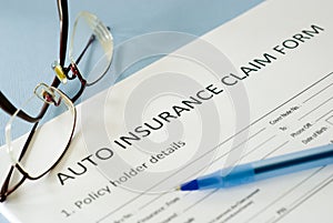 Insurance claim form