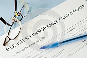 Insurance claim form