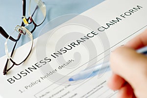 Insurance claim form