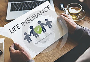 Insurance Coverage Mix Reimbursement Protection Concept