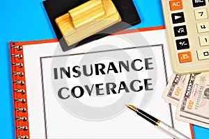 Insurance coverage. The text label in the document of the Treaty.