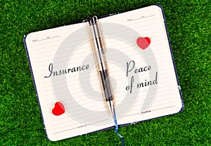 Insurance equal peace of mind