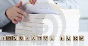 Insurance forms and normative acts and forms of documents