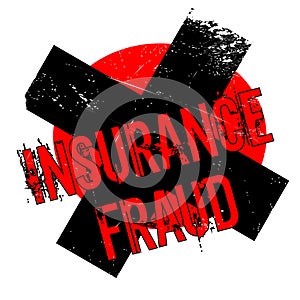 Insurance Fraud rubber stamp