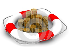 Insurance of monetary contributions