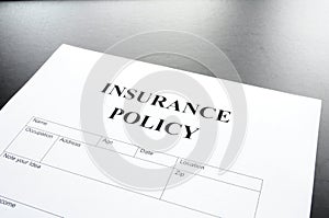 Insurance policy