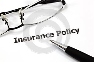 Insurance policy