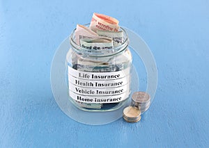 Insurance Premium Payment Concept