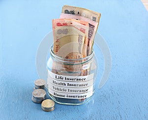 Insurance Premium Payment Concept