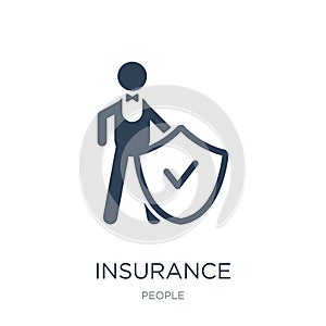 insurance protection icon in trendy design style. insurance protection icon isolated on white background. insurance protection
